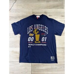 Mitchell Ness NBA Los Angeles Lakers Back To Back Champions Shirt 2XL XXL